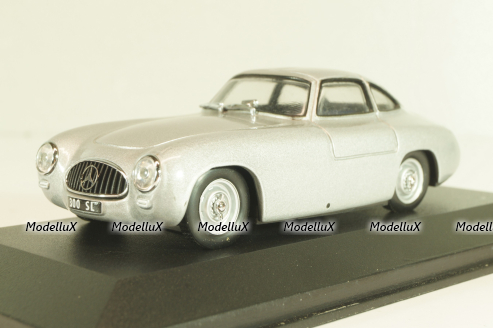 Mercedes-Benz 300 SL (W194) 1952, silver, 3301, Maxmodels 1:43