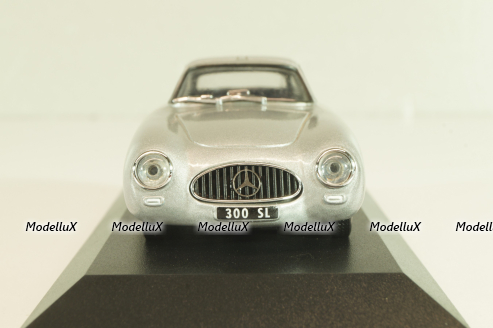 Mercedes-Benz 300 SL (W194) 1952, silver, 3301, Maxmodels 1:43