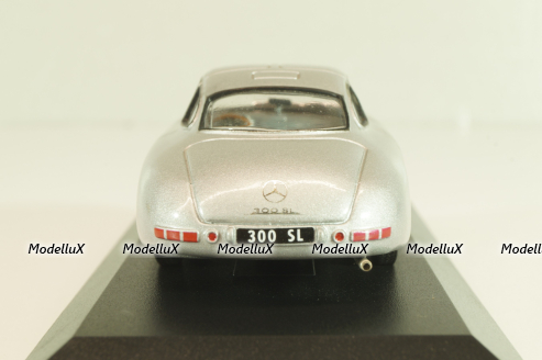 Mercedes-Benz 300 SL (W194) 1952, silver, 3301, Maxmodels 1:43