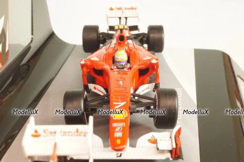 Ferrari F10 F.Alonso and F.Massa 2010 (80th Bahrain GP One-Two Victory 14.03.2010), set of two car, V7423, Hot Wheels 1:43