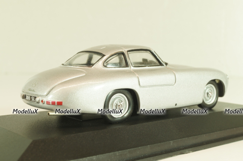 Mercedes-Benz 300 SL (W194) 1952, silver, 3301, Maxmodels 1:43