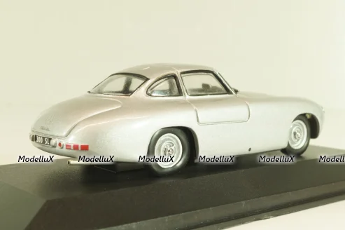 Mercedes-Benz 300 SL (W194) 1952, silver, 3301, Maxmodels 1:43