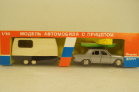 Газ-3102 Волга с прицепом Дача, Фирма Досуг 1:43