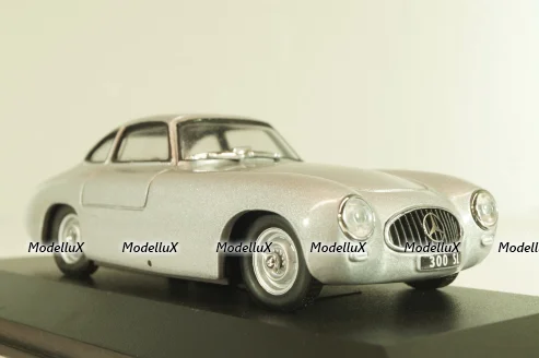 Mercedes-Benz 300 SL (W194) 1952, silver, 3301, Maxmodels 1:43