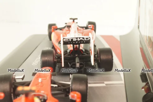 Ferrari F10 F.Alonso and F.Massa 2010 (80th Bahrain GP One-Two Victory 14.03.2010), set of two car, V7423, Hot Wheels 1:43