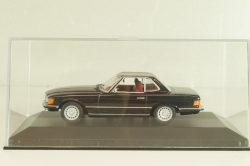 Mercedes-Benz 350 SL (R107) hardtop 1971, black, 430033451, Minichamps 1:43
