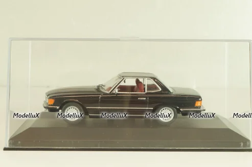 Mercedes-Benz 350 SL (R107) hardtop 1971, black, 430033451, Minichamps 1:43