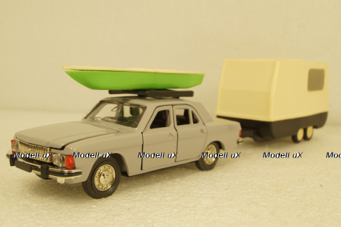 Газ-3102 Волга с прицепом Дача, Фирма Досуг 1:43