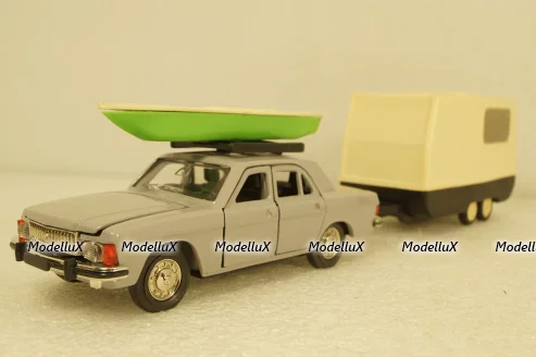 Газ-3102 Волга с прицепом Дача, Фирма Досуг 1:43