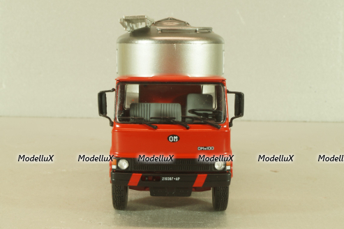 OM N100 truck 1972, red/silver, CAMD083, Camion D'epoca #83, Deagostini 1:43