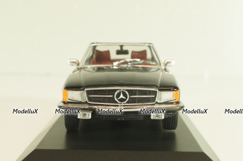 Mercedes-Benz 350 SL (R107) hardtop 1971, black, 430033451, Minichamps 1:43