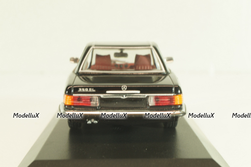 Mercedes-Benz 350 SL (R107) hardtop 1971, black, 430033451, Minichamps 1:43