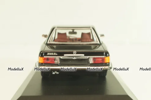 Mercedes-Benz 350 SL (R107) hardtop 1971, black, 430033451, Minichamps 1:43