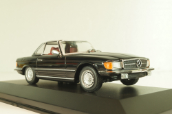 Mercedes-Benz 350 SL (R107) hardtop 1971, black, 430033451, Minichamps 1:43