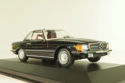 Mercedes-Benz 350 SL (R107) hardtop 1971, black, 430033451, Minichamps 1:43