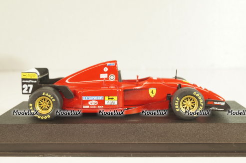 Ferrari 412 T2 #27, Formula 1 1995, Jean Alesi, 7174020, Atlas 1:43