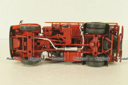 OM N100 truck 1972, red/silver, CAMD083, Camion D'epoca #83, Deagostini 1:43