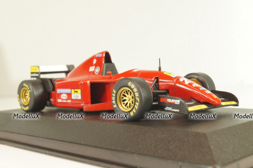 Ferrari 412 T2 #27, Formula 1 1995, Jean Alesi, 7174020, Atlas 1:43