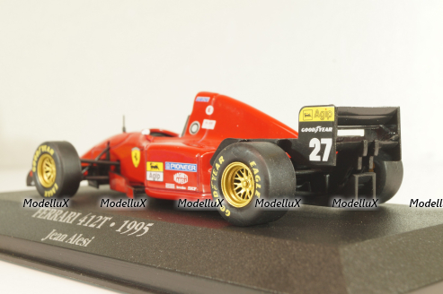 Ferrari 412 T2 #27, Formula 1 1995, Jean Alesi, 7174020, Atlas 1:43