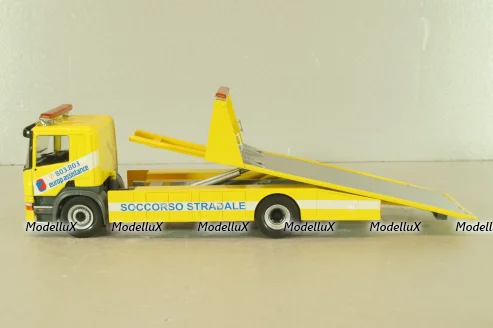 Scania P320 tow truck 2004, yellow, CAMD086, Camion D'epoca #86, Deagostini 1:43