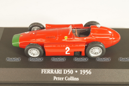  Ferrari D50 #2, Formula 1 1956, Peter Collins, 7174017, Atlas 1:43