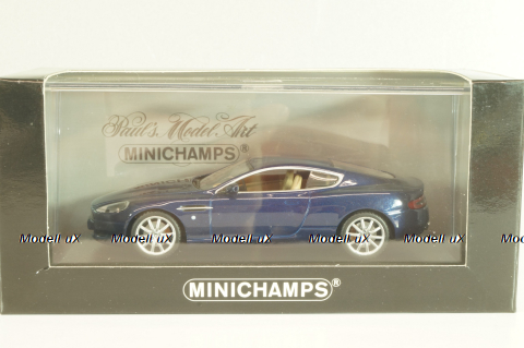 Aston Martin DB9 2003, blue, 400137321, Minichamps 1:43
