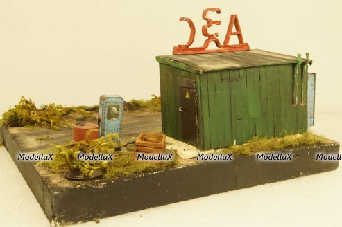 Диорама АЗС, Modellux 1:43