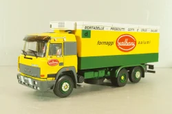 Iveco 190.48 Turbostar "Salbani" truck 1989, yellow/green, CAMD081, Camion D'epoca #81, Deagostini 1:43