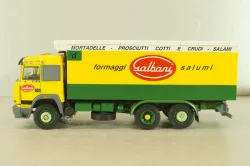 Iveco 190.48 Turbostar "Salbani" truck 1989, yellow/green, CAMD081, Camion D'epoca #81, Deagostini 1:43