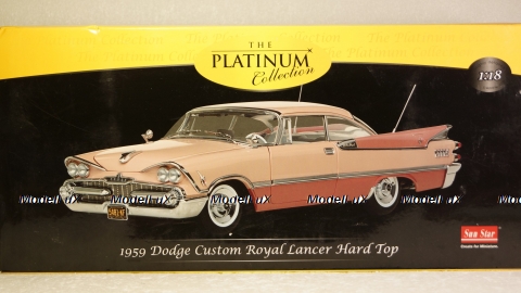Dodge Custom Royal Lancer Hard Top 1959, SUN5481, SunStar 1:18