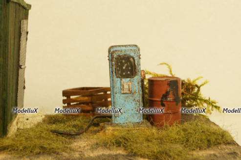 Диорама АЗС, Modellux 1:43