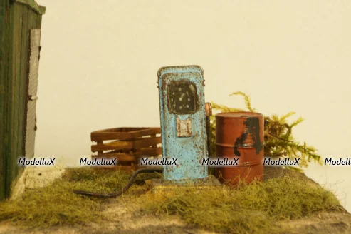 Диорама АЗС, Modellux 1:43