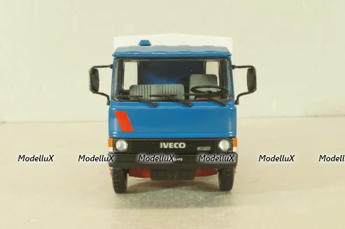 Iveco 79.14 refrigerator truck 1983, blue/white, CAMD082, Camion D'epoca #82,  Deagostini 1:43
