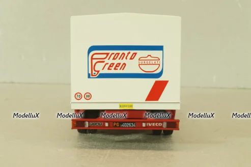 Iveco 79.14 refrigerator truck 1983, blue/white, CAMD082, Camion D'epoca #82,  Deagostini 1:43