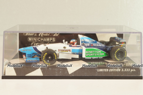 Benetton Renault F1 #3 Launch version J.Alesi 1996, Formula 1, 430960093, Minichamps 1:43