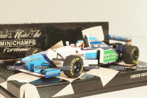 Benetton Renault F1 #3 Launch version J.Alesi 1996, Formula 1, 430960093, Minichamps 1:43