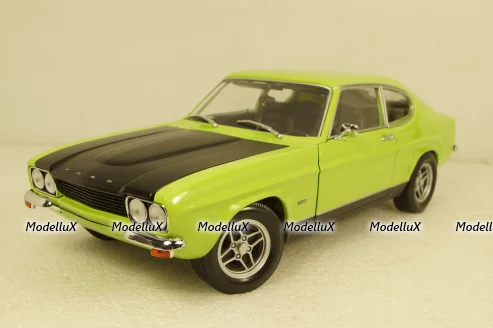 Ford Capri RS 2600 MKI 1970 lightgreen/black, 150089075, Minichamps 1:18
