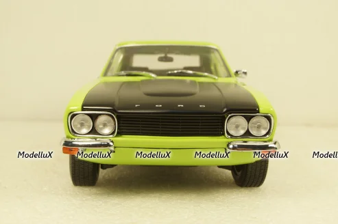 Ford Capri RS 2600 MKI 1970 lightgreen/black, 150089075, Minichamps 1:18