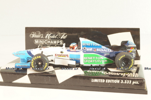 Benetton Renault F1 #3 Launch version J.Alesi 1996, Formula 1, 430960093, Minichamps 1:43