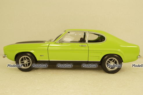 Ford Capri RS 2600 MKI 1970 lightgreen/black, 150089075, Minichamps 1:18