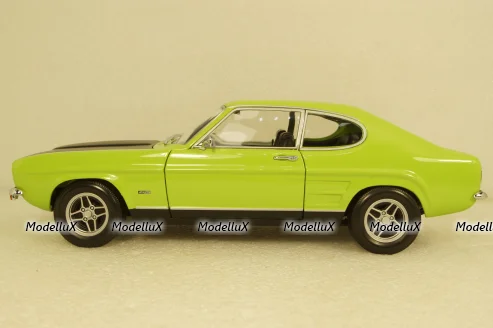 Ford Capri RS 2600 MKI 1970 lightgreen/black, 150089075, Minichamps 1:18