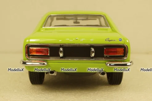 Ford Capri RS 2600 MKI 1970 lightgreen/black, 150089075, Minichamps 1:18