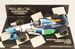 Benetton Renault F1 #3 Launch version J.Alesi 1996, Formula 1, 430960093, Minichamps 1:43