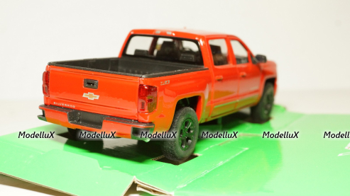 Chevrolet Silverado red, Welly 1:24