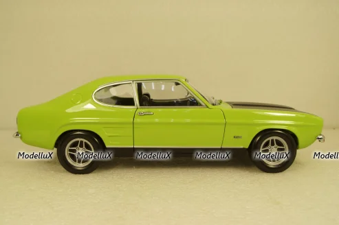 Ford Capri RS 2600 MKI 1970 lightgreen/black, 150089075, Minichamps 1:18