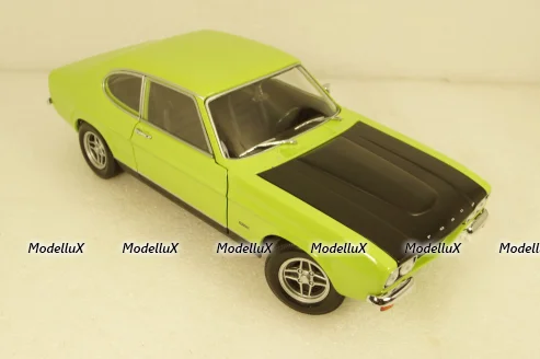 Ford Capri RS 2600 MKI 1970 lightgreen/black, 150089075, Minichamps 1:18