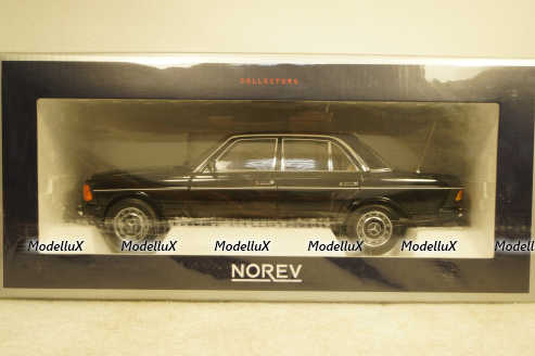 Mercedes 230E (W123) 1980, black, 183711, Norev 1:18