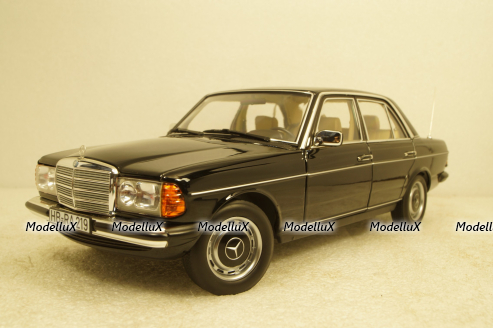 Mercedes 230E (W123) 1980, black, 183711, Norev 1:18