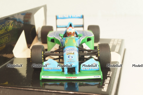 Benetton Ford B194 #6 J.Verstappen, Hockenheim 31 July 1994, 430940906, Minichamps 1:43