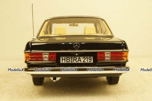 Mercedes 230E (W123) 1980, black, 183711, Norev 1:18